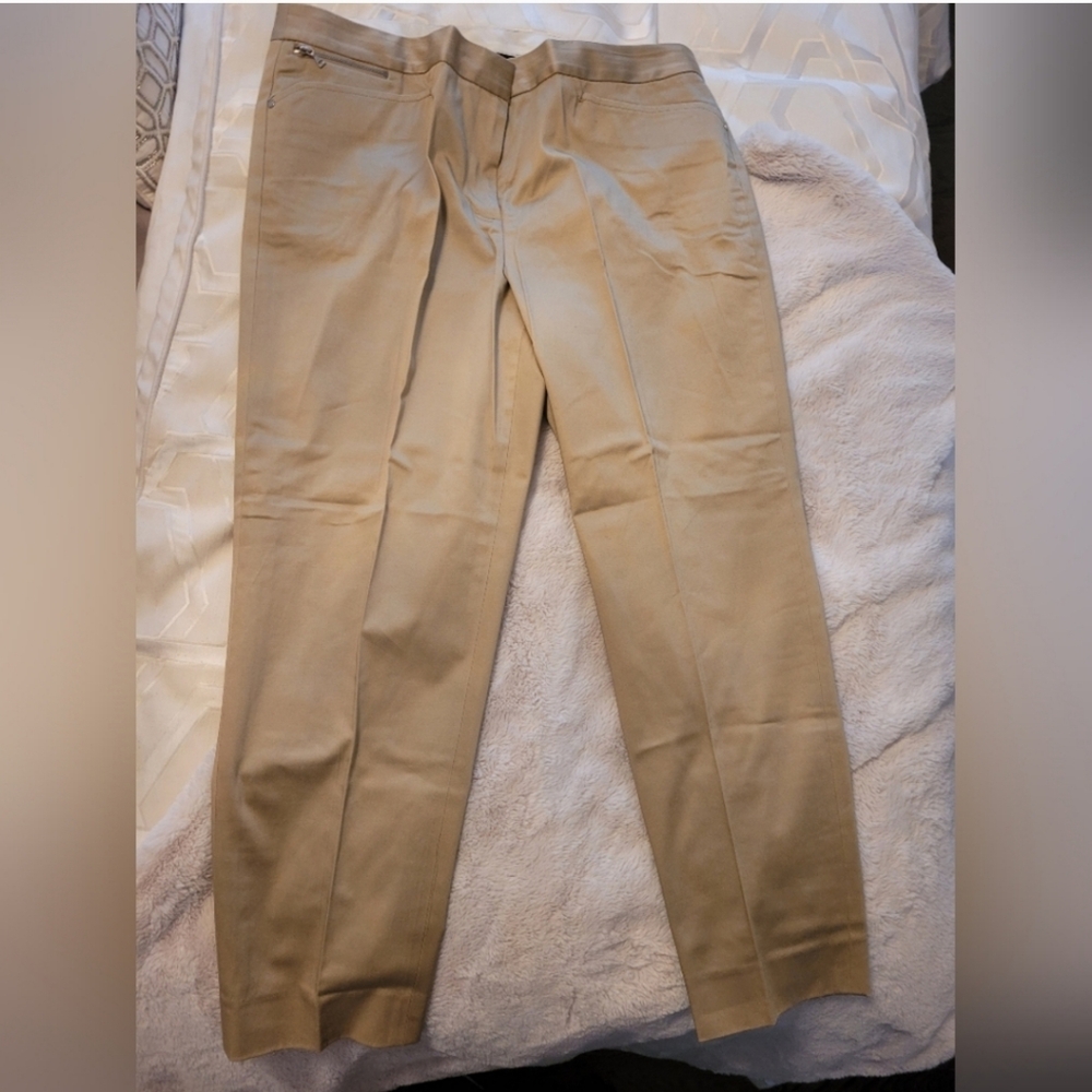 2 for $50 - Jones New York Women’s Size US 14 Casual Canvas Cropped Pants